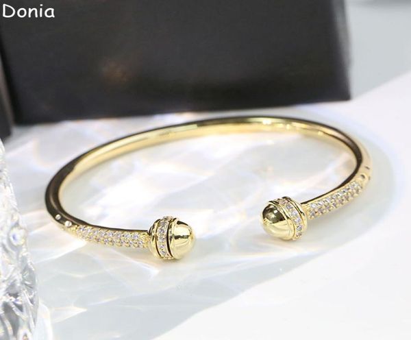 donia jewelry luxury bangle exaggerated doubleended ball titanium steel microset zircon european and american fashion designer g5334372, Black
donia jewelry luxury bangle exaggerated doubleended ball titanium steel microset zircon european and american fashion designer g5334372, Black