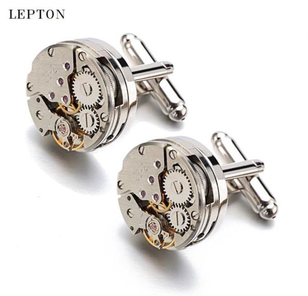 men business watch movement cufflinks of immovable lepton steampunk gear watch mechanism cuff links for mens relojes gemelos d19019001596, Silver
men business watch movement cufflinks of immovable lepton steampunk gear watch mechanism cuff links for mens relojes gemelos d19019001596, Silver