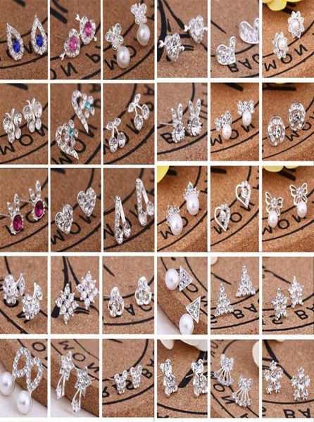 45 styles creative ear studs fashion snowflake beer crystal rhinestone pearl stud jewelry earrings ea080 288n6879208, Golden;silver
45 styles creative ear studs fashion snowflake beer crystal rhinestone pearl stud jewelry earrings ea080 288n6879208, Golden;silver