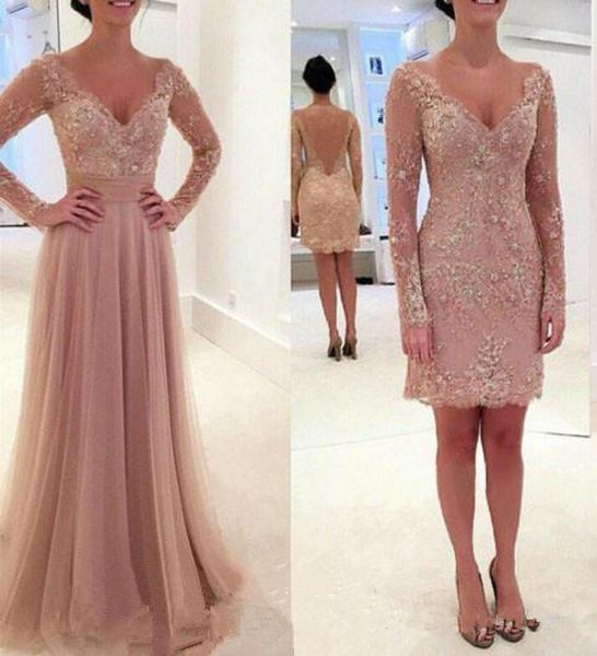 detachable tulle skirt two piece long sleeve prom dresses short inside long out skirt v neck bare back long evening party dresses9110250, Black
detachable tulle skirt two piece long sleeve prom dresses short inside long out skirt v neck bare back long evening party dresses9110250, Black