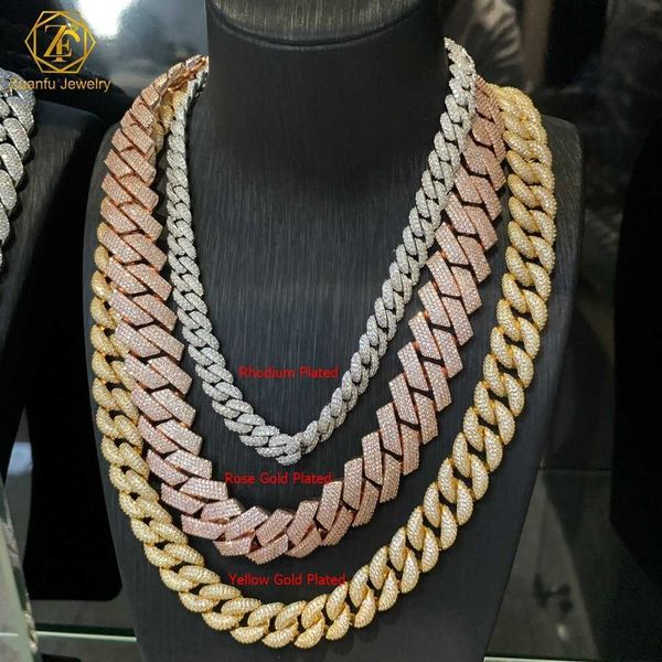 multiple size vvs moissanite iced out diamond gold color chain necklace 925 sterling silver men necklace cuban link chain
multiple size vvs moissanite iced out diamond gold color chain necklace 925 sterling silver men necklace cuban link chain