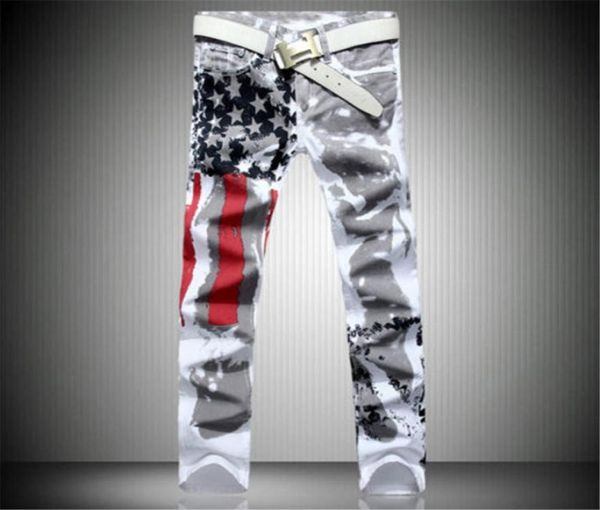 2017 new arrival men casual american usa flag printed jeans pants mens graffiti print white hiphop fashion jeans7340877, Blue
2017 new arrival men casual american usa flag printed jeans pants mens graffiti print white hiphop fashion jeans7340877, Blue