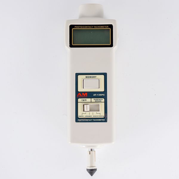 multifunction p/contact tachometer at-136pc used to test the rotative velocity ,surface speed or frequency of motor
multifunction p/contact tachometer at-136pc used to test the rotative velocity ,surface speed or frequency of motor