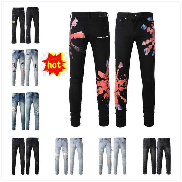 2023 new arrivals amirly mens luxury designer denim purple jeans holes trousers jean coolguy biker pants man clothing #075, Blue
2023 new arrivals amirly mens luxury designer denim purple jeans holes trousers jean coolguy biker pants man clothing #075, Blue