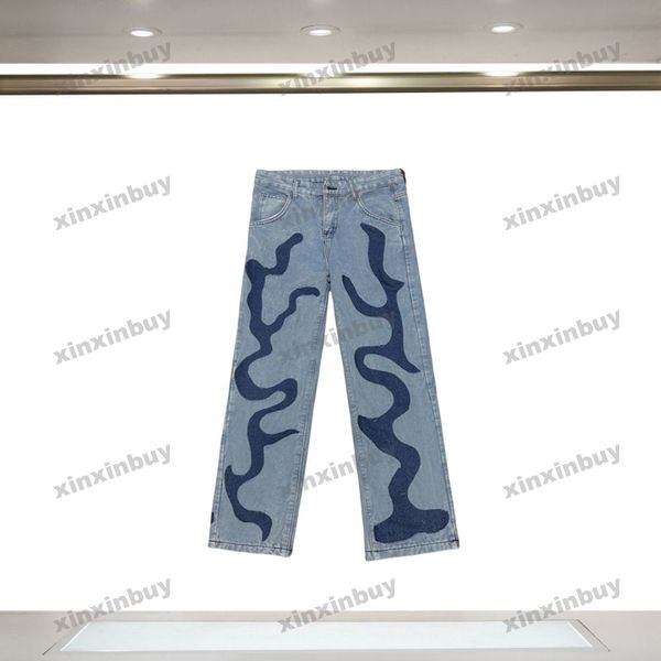 xinxinbuy men women designer pant panelled pocket denim jeans spring summer casual pants letter black khaki s-2xl, Black;brown
xinxinbuy men women designer pant panelled pocket denim jeans spring summer casual pants letter black khaki s-2xl, Black;brown
