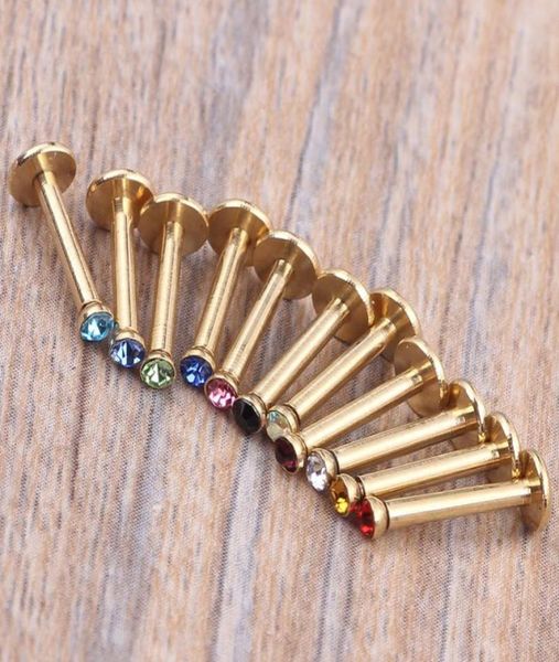16g12mm gem internally threaded labret monroe lip bar ring body jewellery 100pcslot 10 color lip rings8878499, Black
16g12mm gem internally threaded labret monroe lip bar ring body jewellery 100pcslot 10 color lip rings8878499, Black