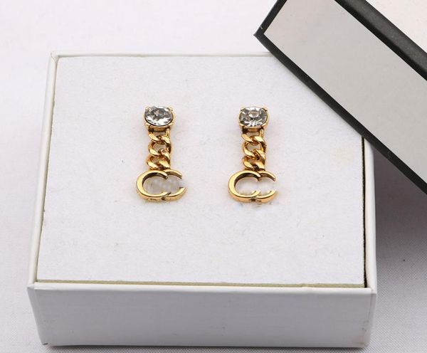 stud charm 19 colour plated luxury brand designers letters stud chain geometric classic women tasse lrhinestone pearl earring wedd5923793, Golden;silver
stud charm 19 colour plated luxury brand designers letters stud chain geometric classic women tasse lrhinestone pearl earring wedd5923793, Golden;silver