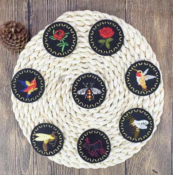 8 styles bees badge patches for clothing bags iron on transfer applique insect patch for jacket jeans diy sew on embroidery sticke4553055, Black
8 styles bees badge patches for clothing bags iron on transfer applique insect patch for jacket jeans diy sew on embroidery sticke4553055, Black
