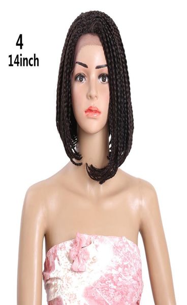 14inch 3x box braid crochet wig synthetic ombre heat resistant fiber lace front wig bob hairstyle braided lace frontal wigs with b2146532, Black;brown
14inch 3x box braid crochet wig synthetic ombre heat resistant fiber lace front wig bob hairstyle braided lace frontal wigs with b2146532, Black;brown