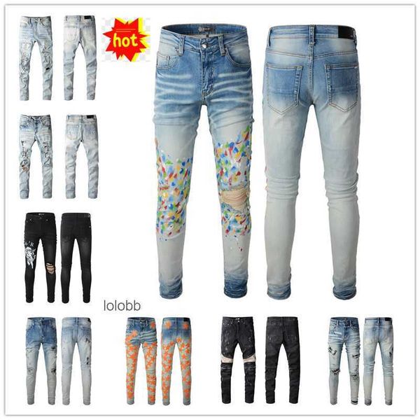 2023 new arrivals amirly mens luxury designer denim jeans holes trousers jean coolguy biker pants man clothing r2v4, Blue
2023 new arrivals amirly mens luxury designer denim jeans holes trousers jean coolguy biker pants man clothing r2v4, Blue
