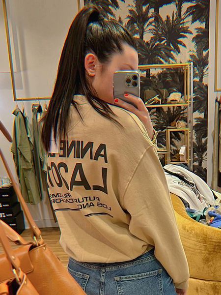women's hoodies sweatshirts back letter print graphic woman autumn winter cotton pullover femme casual vintage classic pull 2023 23080, Black
women's hoodies sweatshirts back letter print graphic woman autumn winter cotton pullover femme casual vintage classic pull 2023 23080, Black
