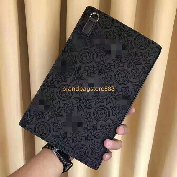 the latest men's embossed clutch bag classic simple stylish clutch bag, Black;red
the latest men's embossed clutch bag classic simple stylish clutch bag, Black;red