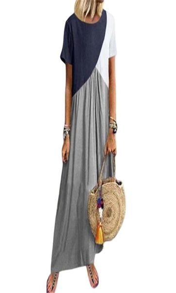 robe geometric stitching irregular short sleeve women maxi dress summer boho beach loose casual long dresses plus size 4xl 5xl1070836, Black;gray
robe geometric stitching irregular short sleeve women maxi dress summer boho beach loose casual long dresses plus size 4xl 5xl1070836, Black;gray
