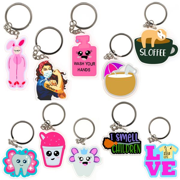 10 pcs/lot fashion key rings nurse accessories medical series tooth keychain nurse scrub life sloth acrylic plastic key rings office supply, Slivery;golden
10 pcs/lot fashion key rings nurse accessories medical series tooth keychain nurse scrub life sloth acrylic plastic key rings office supply, Slivery;golden