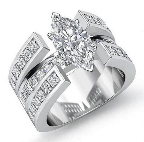 victoria wieck luxury jewelry 925 sterling silver marquise cut white z cz diamond promise ring women wedding bridal ring gift28116033, Slivery;golden
victoria wieck luxury jewelry 925 sterling silver marquise cut white z cz diamond promise ring women wedding bridal ring gift28116033, Slivery;golden
