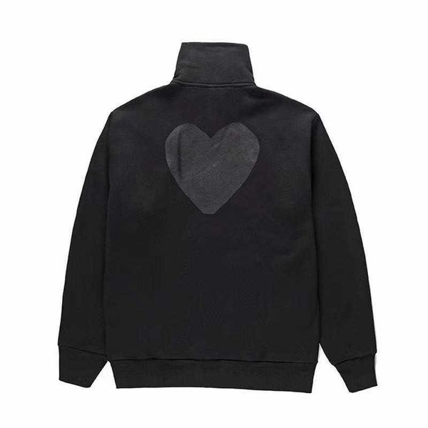 2023 new play peach heart cardigan coat back large black heart standing collar sweater for men and women parent-child
2023 new play peach heart cardigan coat back large black heart standing collar sweater for men and women parent-child