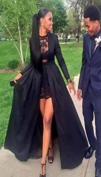 2 pieces black prom dresses long sleeve jewel neck short lace dress long coat floor length party gowns custom made24482696915402
2 pieces black prom dresses long sleeve jewel neck short lace dress long coat floor length party gowns custom made24482696915402