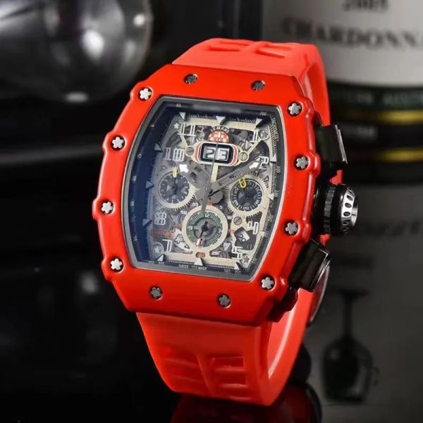 designer men's watch automatic mechanical quartz movement brand watch rubber band business sports transparent watch imported crystal mi, Slivery;brown
designer men's watch automatic mechanical quartz movement brand watch rubber band business sports transparent watch imported crystal mi, Slivery;brown