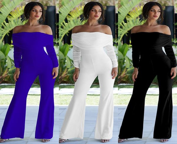 famous designer ladies jumpsuit trousers solid color pleated oneshoulder flared dinner party longsleeved fashionable and comfort5799936, Black;white
famous designer ladies jumpsuit trousers solid color pleated oneshoulder flared dinner party longsleeved fashionable and comfort5799936, Black;white