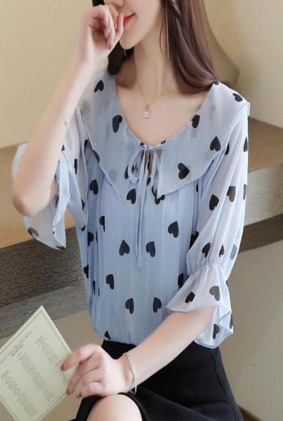 women039s blouses shirts korean women blusas femininas elegante 2021 chiffon shirt floral dot ruffle halfsleeve blouse 86339116335438, White
women039s blouses shirts korean women blusas femininas elegante 2021 chiffon shirt floral dot ruffle halfsleeve blouse 86339116335438, White