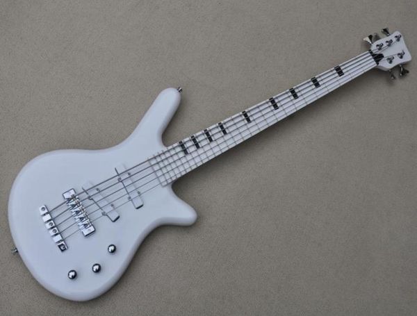 5 strings pure white electric bass guitar with chrome hardware maple fingerboard offer customize4378973
5 strings pure white electric bass guitar with chrome hardware maple fingerboard offer customize4378973