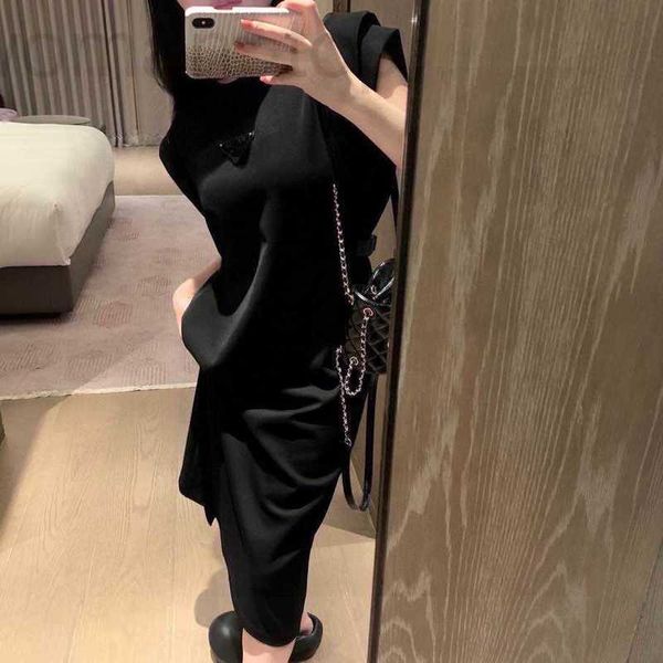basic & casual dresses designer p family 23ss spring/summer letter triangle double layer flying sleeves women's black dress loose mid l, Black;gray
basic & casual dresses designer p family 23ss spring/summer letter triangle double layer flying sleeves women's black dress loose mid l, Black;gray
