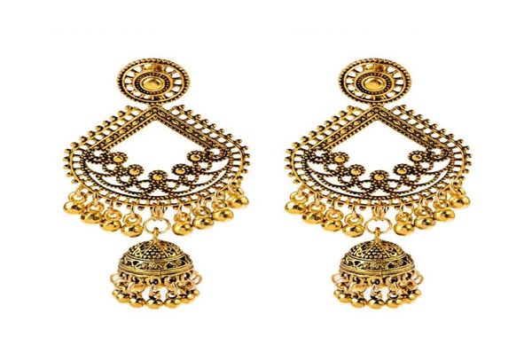 ethnic women big gold dangle earrings jhumka indian earrings vintage drop earring lantern tassel palace orecchini7108980, Silver
ethnic women big gold dangle earrings jhumka indian earrings vintage drop earring lantern tassel palace orecchini7108980, Silver