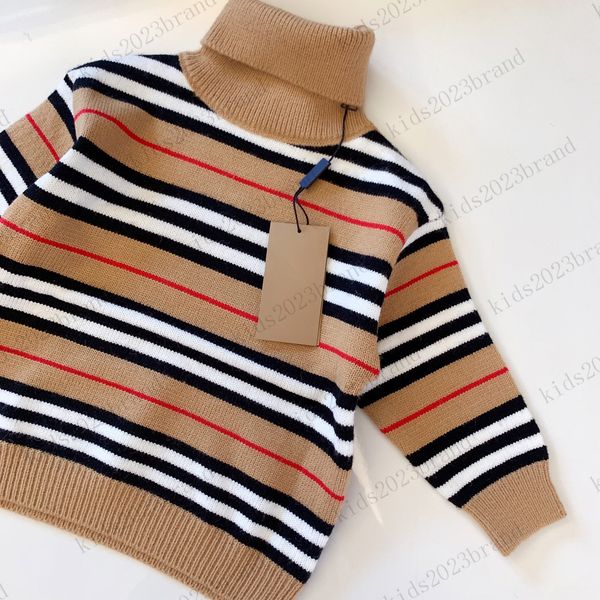 high end soft children turtleneck sweaters stripe brand children knitting sweater 2023 autumn designer knitted sweaters winter warm sweaters, Blue
high end soft children turtleneck sweaters stripe brand children knitting sweater 2023 autumn designer knitted sweaters winter warm sweaters, Blue