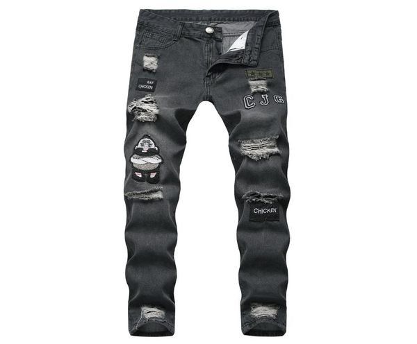 2018 mens distressed ripped biker jeans slim fit motorcycle biker denim for men fashion designer hip hop mens jeans good quality5513520, Blue
2018 mens distressed ripped biker jeans slim fit motorcycle biker denim for men fashion designer hip hop mens jeans good quality5513520, Blue