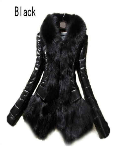 women039s faux fur coat leather outerwear snowsuit long sleeve jacket black fashion7723984
women039s faux fur coat leather outerwear snowsuit long sleeve jacket black fashion7723984