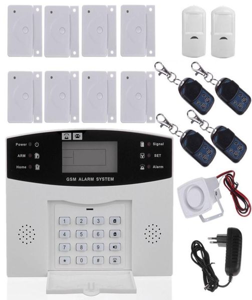wireless gsm home security alarm system with lcd auto dialer sms phone calls remote control6 group of phone numbers2 group of sm4480895
wireless gsm home security alarm system with lcd auto dialer sms phone calls remote control6 group of phone numbers2 group of sm4480895