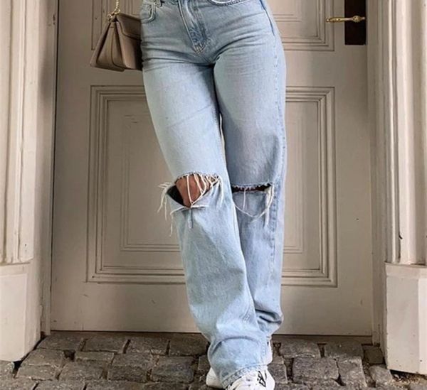 womens loose fit jeans ripped wide leg for women high waist blue wash casual cotton denim trousers summer baggy jean pants 2203084250058
womens loose fit jeans ripped wide leg for women high waist blue wash casual cotton denim trousers summer baggy jean pants 2203084250058
