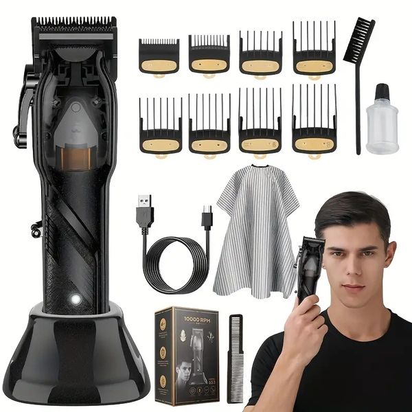 cordless hair clippers for men: professional hair cutting grooming kit - electric barber clipper rechargeable men's hair trimmer set -
cordless hair clippers for men: professional hair cutting grooming kit - electric barber clipper rechargeable men's hair trimmer set -