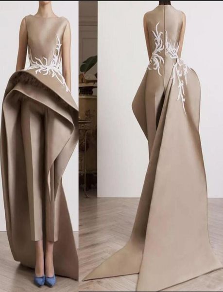 fashion prom party dresses satin formal evening jumpsuits with pants women wear ruffles sweep train peplum lace appliques party go4061584, Black
fashion prom party dresses satin formal evening jumpsuits with pants women wear ruffles sweep train peplum lace appliques party go4061584, Black
