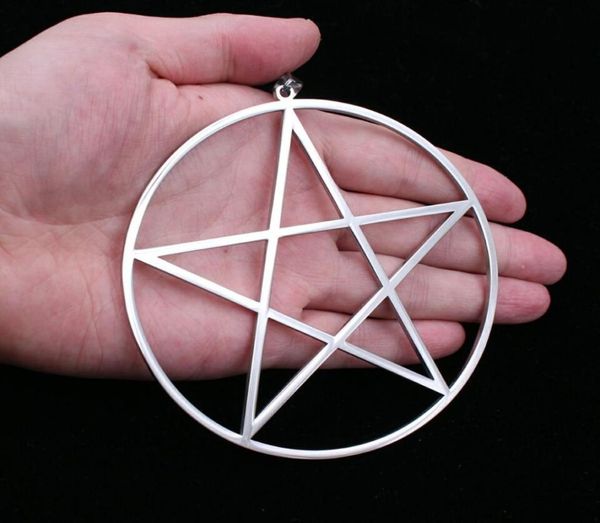 lot whole 5pcs men039s jewelry big 4039039 100mm stainless steel high polished pagan wicca satanic worship pentagram 8595176, Silver
lot whole 5pcs men039s jewelry big 4039039 100mm stainless steel high polished pagan wicca satanic worship pentagram 8595176, Silver