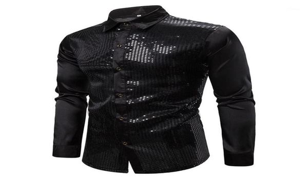mens black long sleeve button down dress shirts 2020 shiny sequin silk satin shirt men business party shirt male chemise homme13678470, White;black
mens black long sleeve button down dress shirts 2020 shiny sequin silk satin shirt men business party shirt male chemise homme13678470, White;black