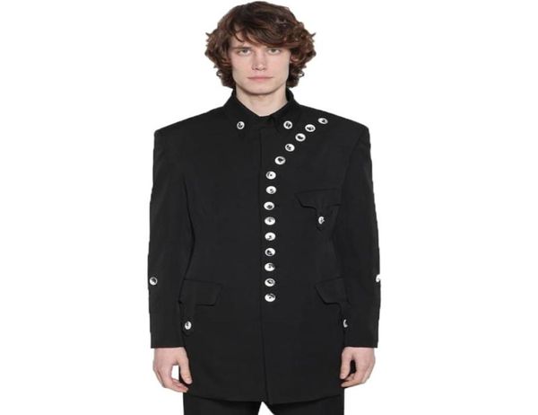 mens casual blazer jacket 2021 singlebreasted slim longsleeved standup collar yamamoto style large size clothing men039s sui4683062, White;black
mens casual blazer jacket 2021 singlebreasted slim longsleeved standup collar yamamoto style large size clothing men039s sui4683062, White;black