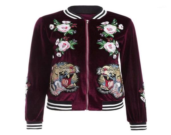whole fashion women slim velvet jacket bomber embroidered tiger casaco feminino120633144682532, Black;brown
whole fashion women slim velvet jacket bomber embroidered tiger casaco feminino120633144682532, Black;brown