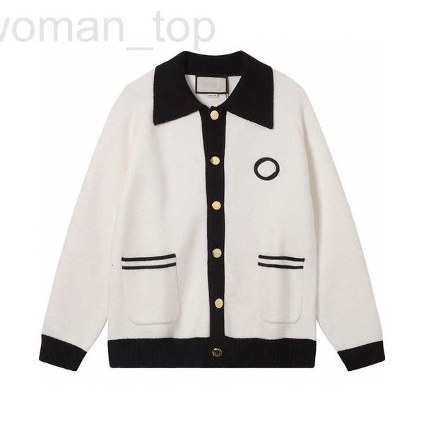 women's knits & tees designer high version g family autumn and winter new double patch polo collar single breasted long sleeved knitted, White
women's knits & tees designer high version g family autumn and winter new double patch polo collar single breasted long sleeved knitted, White