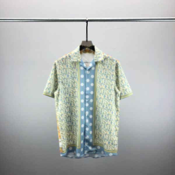 23ss luxury designer shirt men's fashion geometric classic print bowling shirt black hawaiian flower casual shirt men's loose shor, White;black
23ss luxury designer shirt men's fashion geometric classic print bowling shirt black hawaiian flower casual shirt men's loose shor, White;black