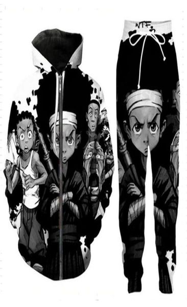 release new menwomens boondocks funny 3d print fashion tracksuits pants zipper hoodie casual sportswear l0151878913, Gray
release new menwomens boondocks funny 3d print fashion tracksuits pants zipper hoodie casual sportswear l0151878913, Gray