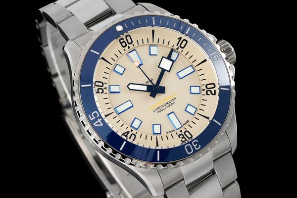 sports dives mens watches ceramic bezel wristwatches swiss 2824 automatic mechanical 28800 vph sapphire crystal 316l stainless steel 300m wa, Slivery;brown
sports dives mens watches ceramic bezel wristwatches swiss 2824 automatic mechanical 28800 vph sapphire crystal 316l stainless steel 300m wa, Slivery;brown