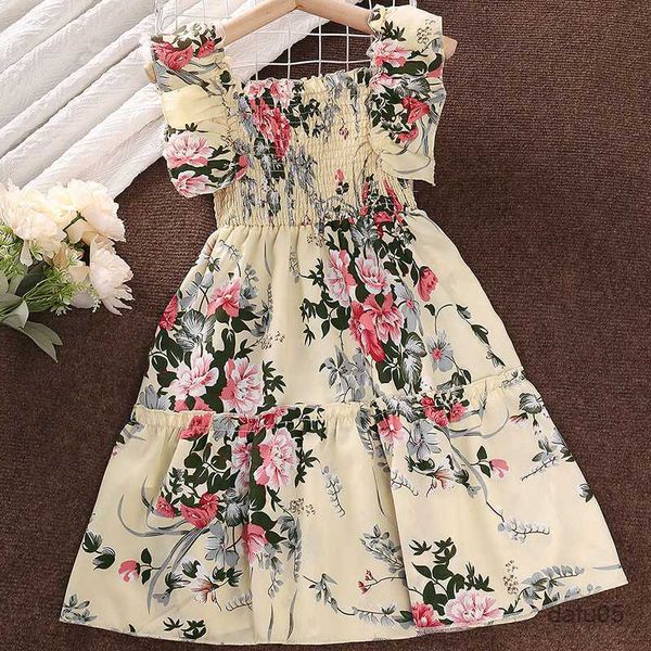 girl's dresses summer girl's long skirt square collar suspender sleeveless play smocking print dress pleated comfortable r230805, Red;yellow
girl's dresses summer girl's long skirt square collar suspender sleeveless play smocking print dress pleated comfortable r230805, Red;yellow