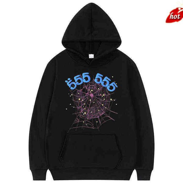 men's hoodies fashion creativity sp5der 555555 angel number hoodie women spider web pattern sweatshirt loose clothings5r3, Black
men's hoodies fashion creativity sp5der 555555 angel number hoodie women spider web pattern sweatshirt loose clothings5r3, Black