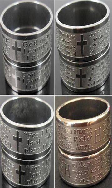 whole 100pcs mix religious rings engarved jesus prayer stainless steel ring etched men religion faith ring church activity268k2450725, Silver
whole 100pcs mix religious rings engarved jesus prayer stainless steel ring etched men religion faith ring church activity268k2450725, Silver