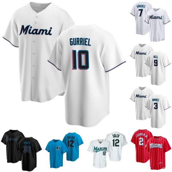 10 yuli gurriel marlin jersey jazz chisholm jr. jorge soler luis arraez sandy alcantara avisail garcia avisail garcia jesus sanchez josh bel, Blue;black
10 yuli gurriel marlin jersey jazz chisholm jr. jorge soler luis arraez sandy alcantara avisail garcia avisail garcia jesus sanchez josh bel, Blue;black