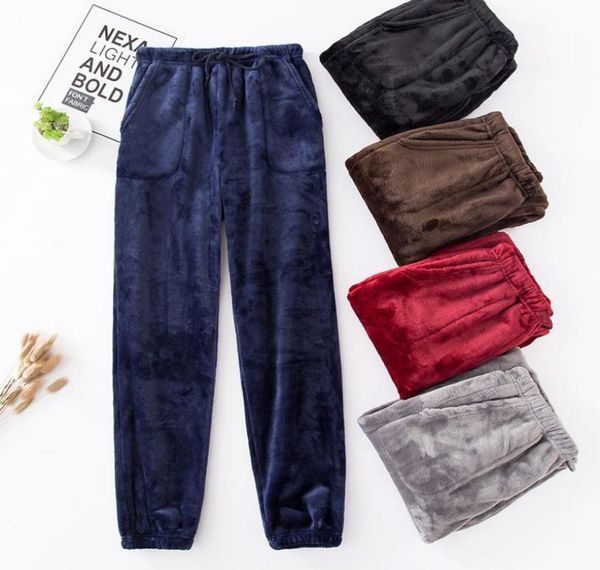 new winter flannel mens sleep bottoms thicken warm sweatpants mens pajamas pants comfort slacks pijamas couple casual trousers5284495, Black
new winter flannel mens sleep bottoms thicken warm sweatpants mens pajamas pants comfort slacks pijamas couple casual trousers5284495, Black