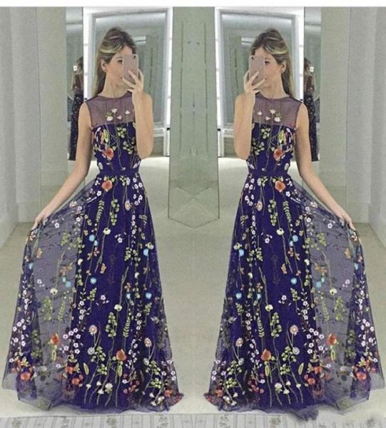2017 navy blue new sheer crew neck floral lace long prom dresses embroidery a line floor length party evening dresses80301981024888, Black
2017 navy blue new sheer crew neck floral lace long prom dresses embroidery a line floor length party evening dresses80301981024888, Black