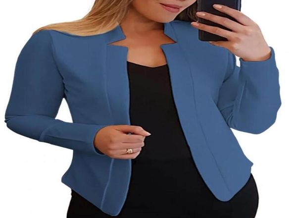 solid color slim fit women blazer jacket notched collar open stitch office lady jacket coat suit springautumn6206541, Black;brown
solid color slim fit women blazer jacket notched collar open stitch office lady jacket coat suit springautumn6206541, Black;brown