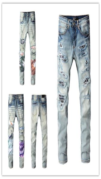 luxurys designer mens jeans design hole camouflage patch spliced ripped high street destroyed denim jean s us size w289155089, Blue
luxurys designer mens jeans design hole camouflage patch spliced ripped high street destroyed denim jean s us size w289155089, Blue